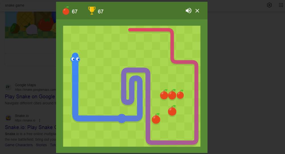 salah satu warna gardien (dok. Google/Snake Game)