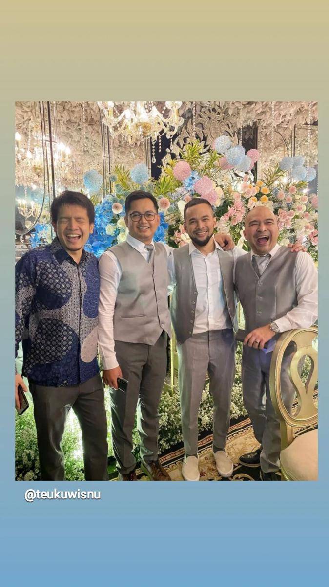 potret groomsmen dan bridesmaid di pernikahan Sahrul Gunawan (instagram.com/dude2harlino)