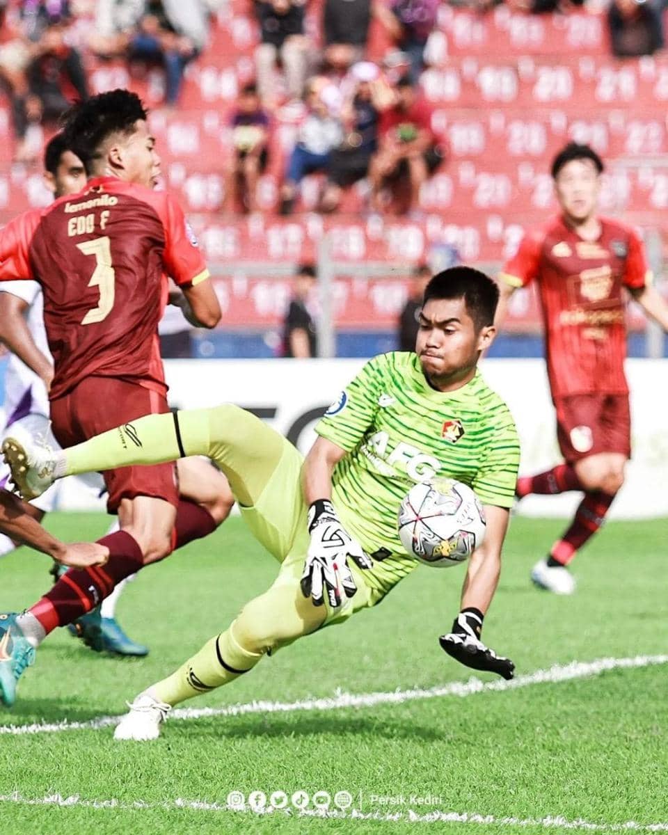 Kartika Aji saat bermain di Persik Kediri. IDN Times/ istimewa