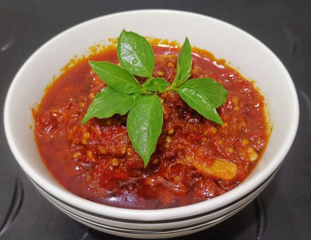 Ilustrasi sambal bajak(instagram.com/lilinovirawati)
