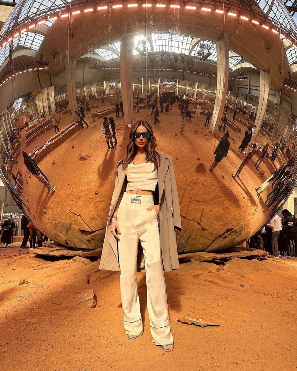Marianne Fonseca di Off-White Fall/Winter 2023 (instagram.com/mariannefonseca)
