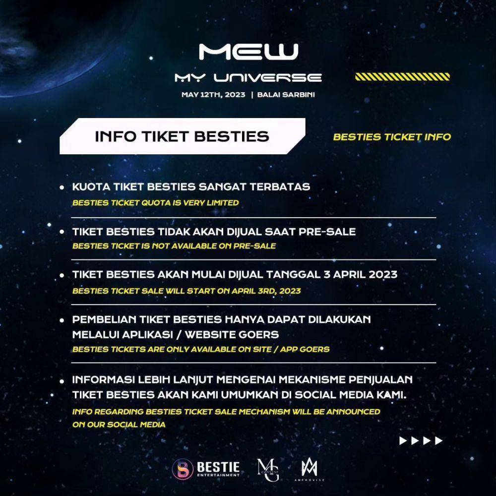 fan meeting Mew Suppasit (instagram.com/bestie_ent.id)