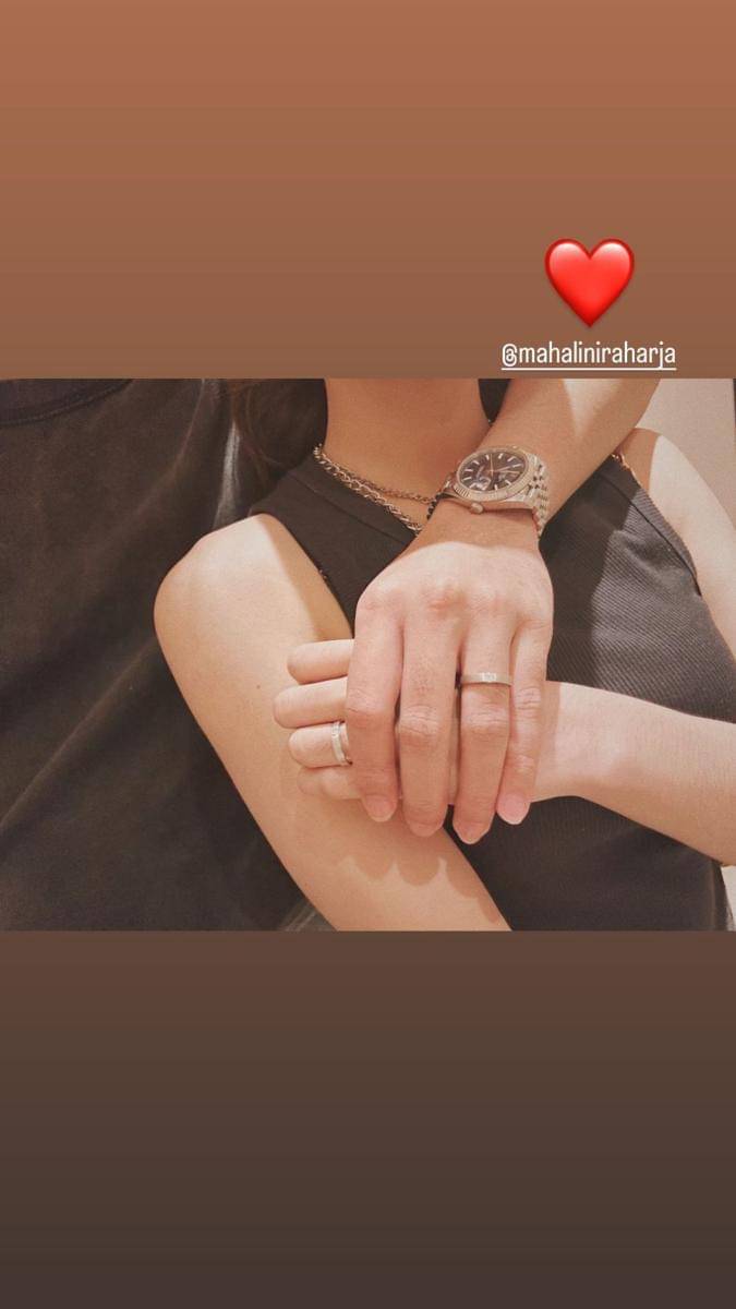 Tunangan Rizky Febian dan Mahalini Raharja (instagram.com/rizkyfbian)