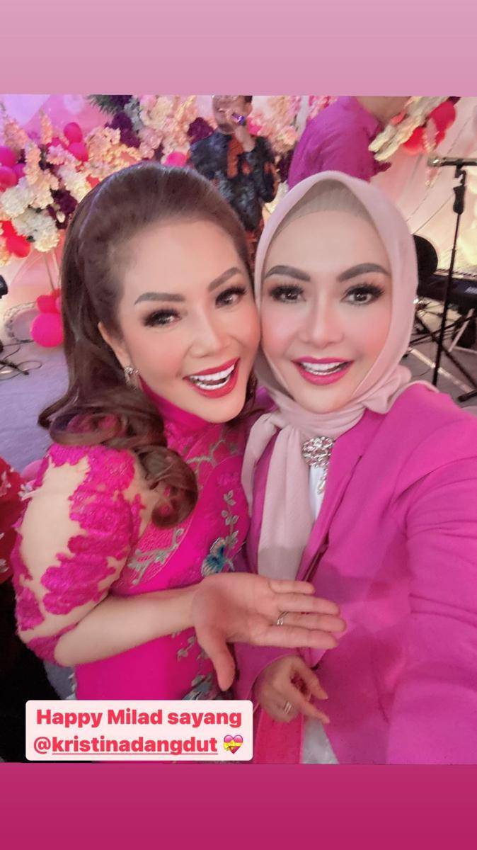 Momen ulang tahun Kristina (instagram.com/eddiesadellia)