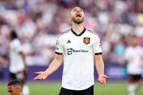 Penggawa MU, Christian Eriksen saat menghadapi West Ham, Senin (8/5/2023). (premierleague.com).