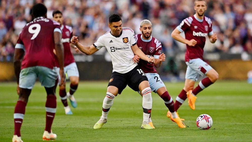 Potret duel West Ham vs Manchester United, Senin (8/5/2023). (premierleague.com)