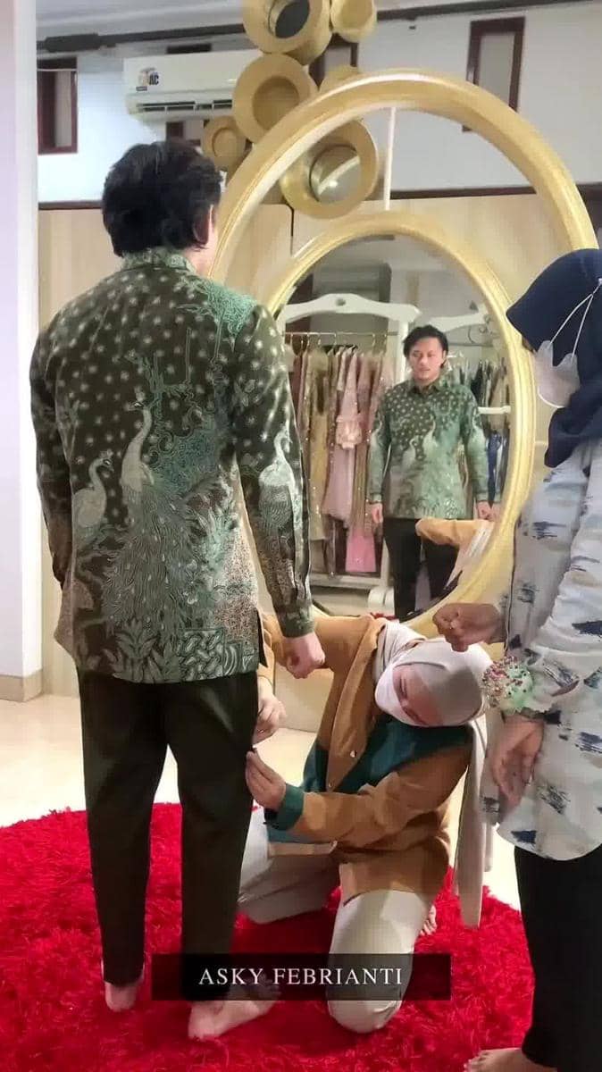 Tunangan Rizky Febian dan Mahalini Raharja (instagram.com/askyfebrianti)