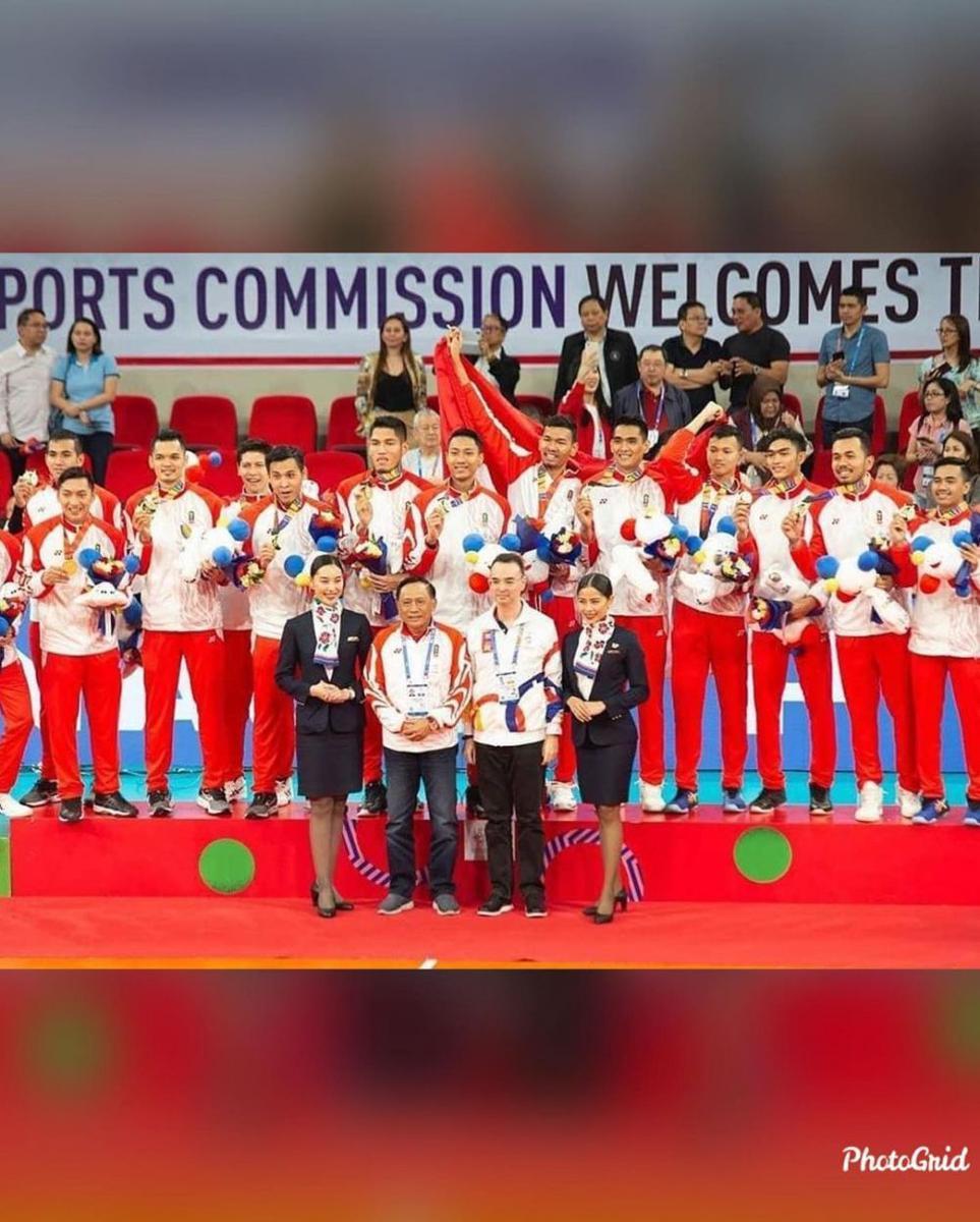 Rakha bersama squad timnas pada Sea Games 2019 (instagram.com/fahrezarakha19)