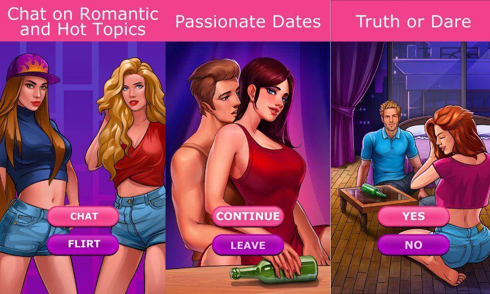 ilustrasi game Kiss Kiss: Spin the Bottle (play.google.com)