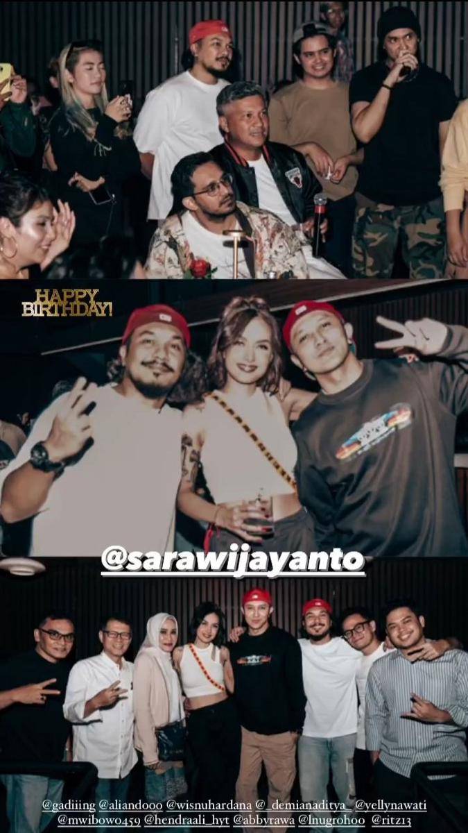 potret ultah ke-44 Sara Wijayanto (instagram.com/fadi