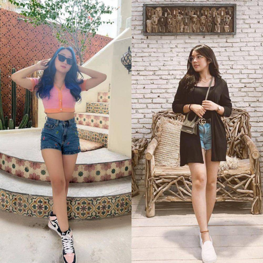 Adu gaya Fay Nabila vs. Sandrina Mazaya (instagram.com/faynabilalxndr | sandrinamazayya)