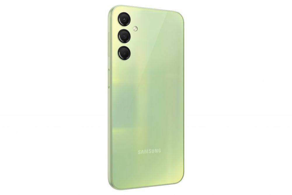 punggung Samsung Galaxy A24 warna light green (news.samsung.com)