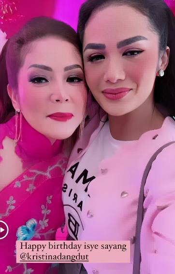 Momen ulang tahun Kristina (instagram.com/krisdayantilemos)
