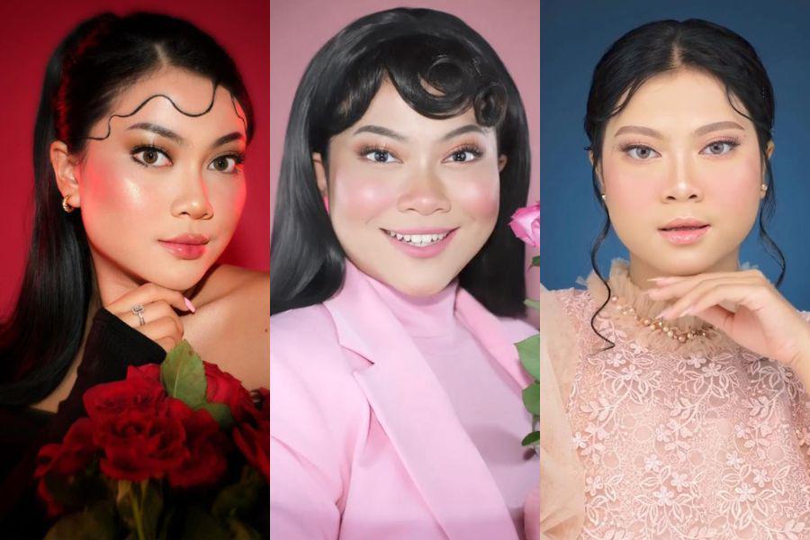 9 Dewy Makeup Look ala Hanum Mega, Clean dan Jadi Dambaan!