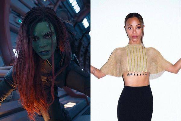 Zoe Saldana sebagai Gamora (dok. Marvel/Guardians of the Galaxy Vol. 3)