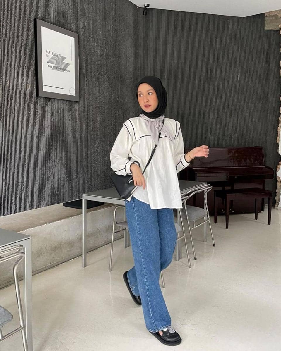 ide mix and match celana ala Inas Rana (instagram.com/inasrana)