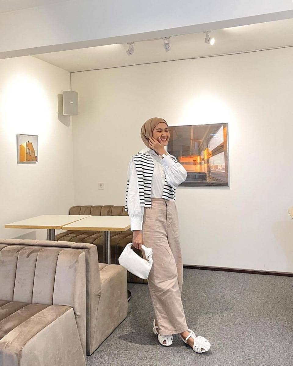 ide mix and match celana ala Inas Rana (instagram.com/inasrana)