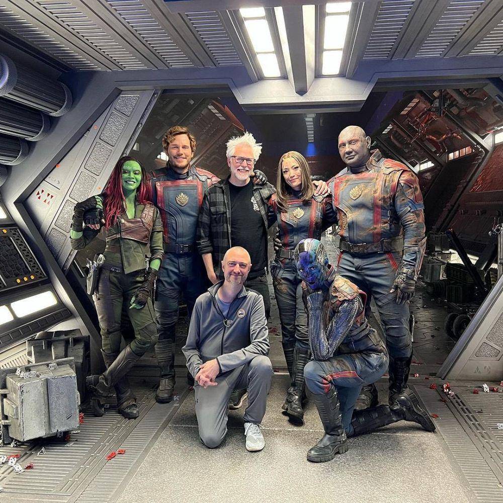 potret kebersamaan pemain Guardians of the Galaxy Vol.3 (instagram.com/prattprattpratt)