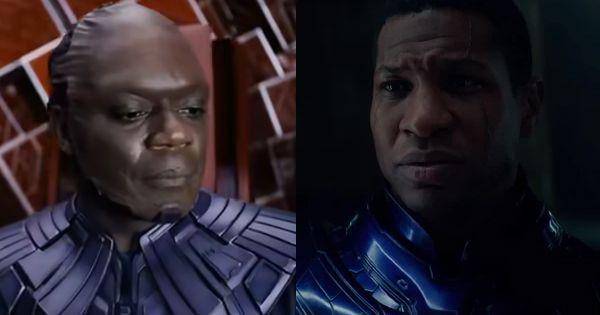 Kang dan High Evolutonary pada momen bertemu dengan tokoh utama filmnya ( Dok. Marvel Studios / Guardian of the Galaxy Vol. 3 & Ant-Man 3)