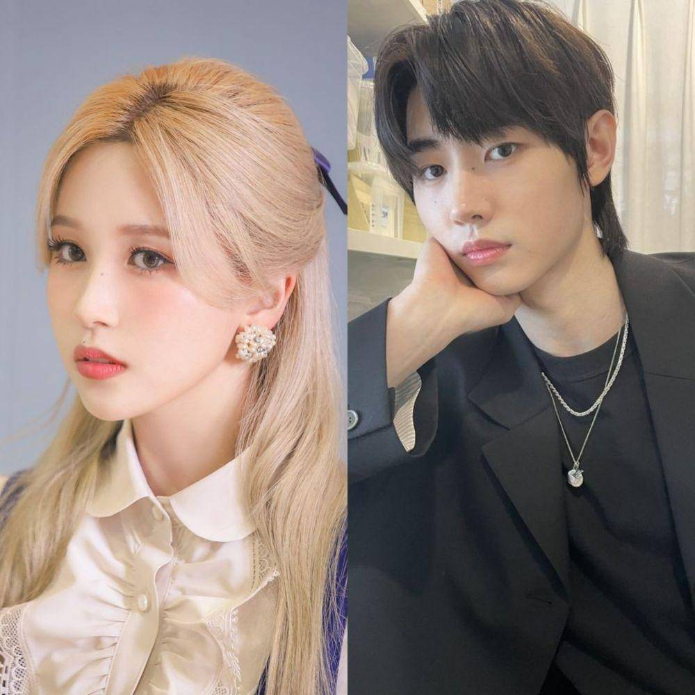 Mina TWICE dan Sunghoon ENHYPEN (twitter.com/starfess)