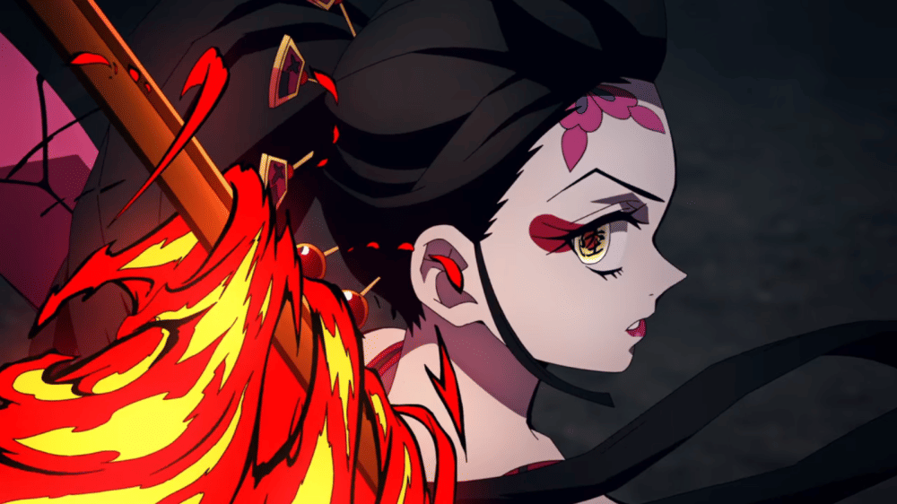 Teknik Pernapasan Matahari - Kasha (dok. Ufotable/ Kimetsu no Yaiba)