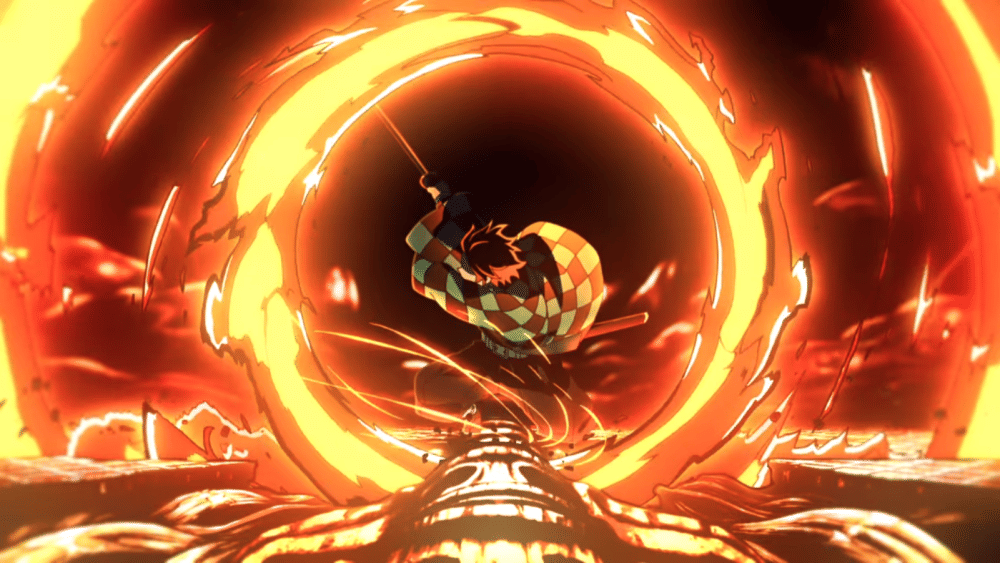 Teknik Pernapasan Matahari - Heki-ra no Ten (dok. Ufotable/ Kimetsu no Yaiba)