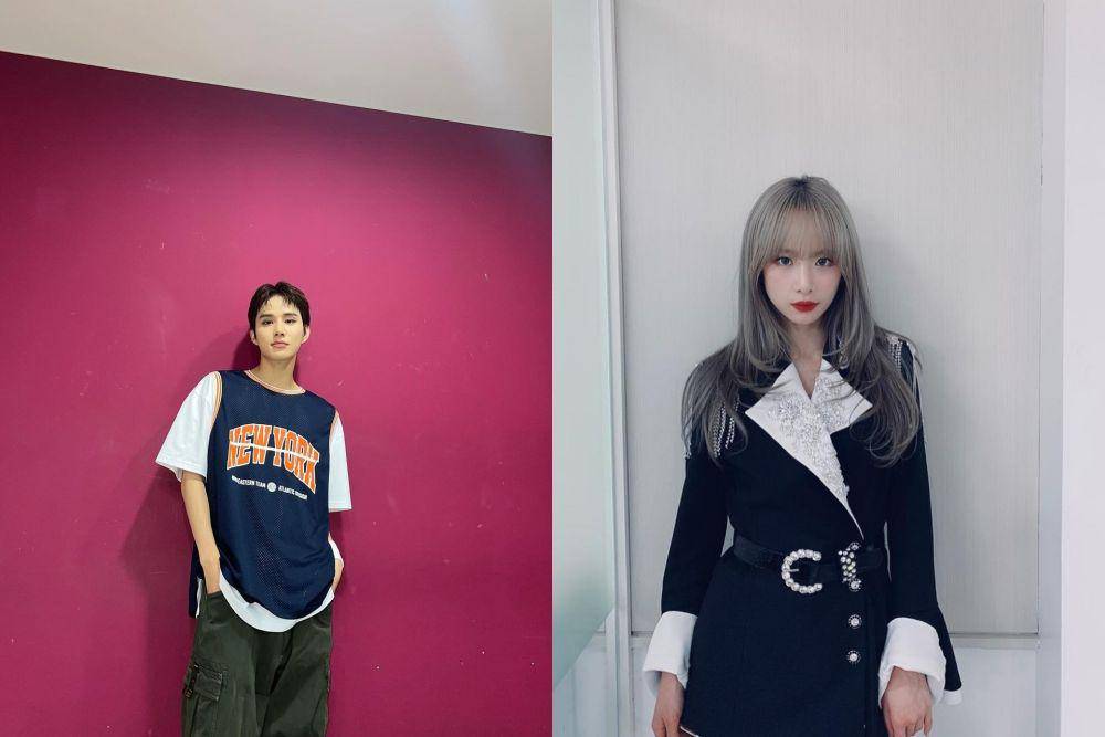 Jungwoo NCT (instagram.com/sugaringcandy) dan SeolA WJSN (instagram.com/seola_s)