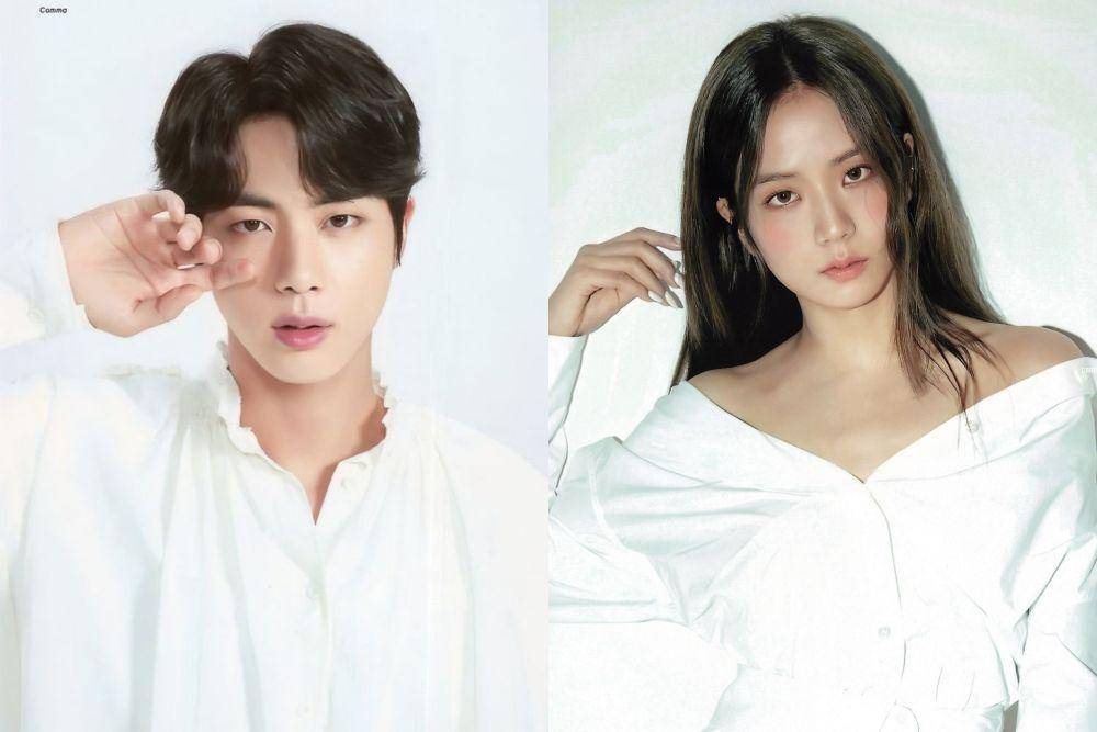 Jin BTS dan Jisoo BLACKPINK (twitter.com/jinniesooyaa)
