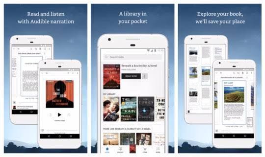 tampilan aplikasi Kindle di Android (dok. Amazon.com/Amazon Kindle)