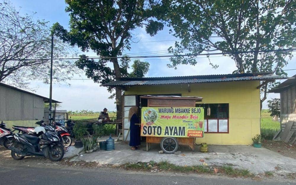Sesosok bayi berjenis kelamin laki-laki ditemukan warga di warung soto ayam Lamongan. Dok Istimewa