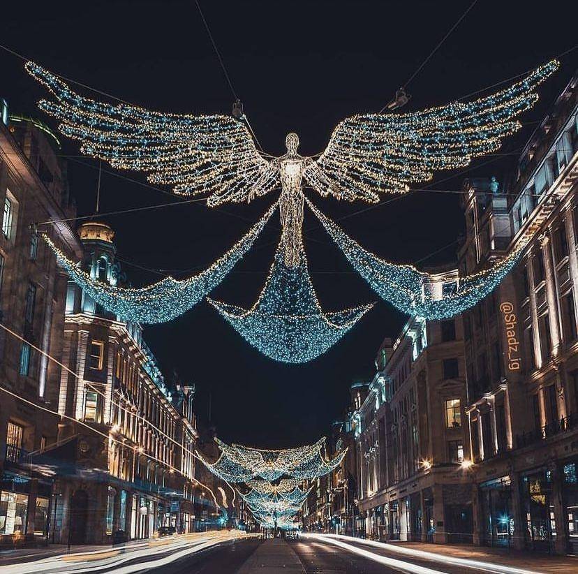 Kawasan komersial di Regent Street, London, Inggris milik perusahaan The Crown Estate. (Instagram @thecrownestate)
