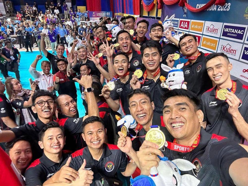 Timnas voli putra di Sea Games 2023 (instagram.com/rivannurmulki)