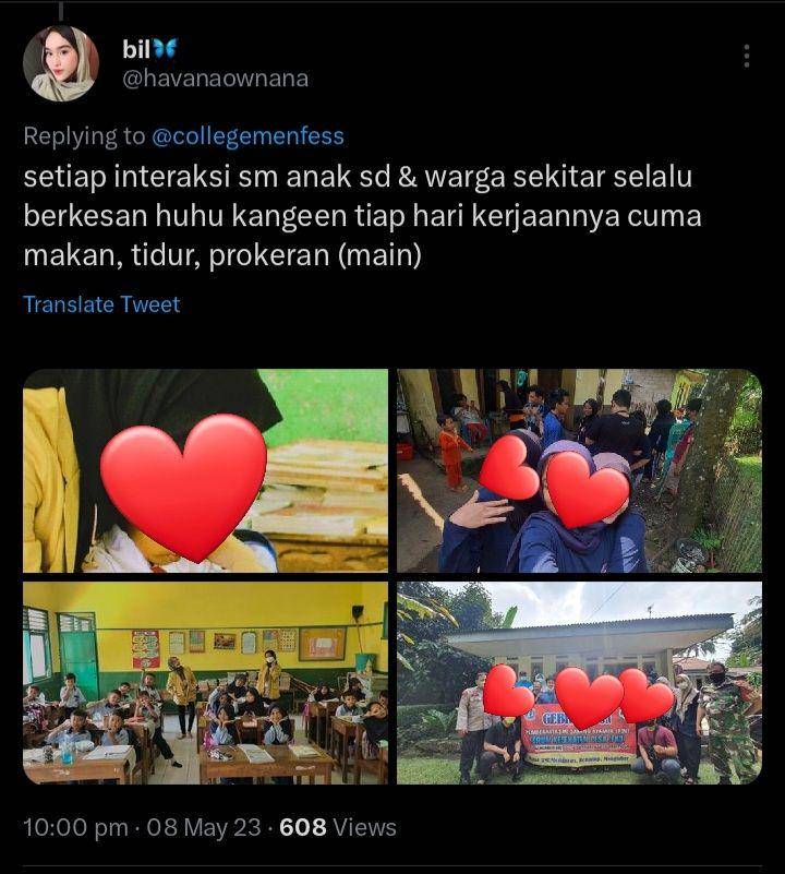 momen berkesan saat kkn (twitter.com/ @havanaownana)