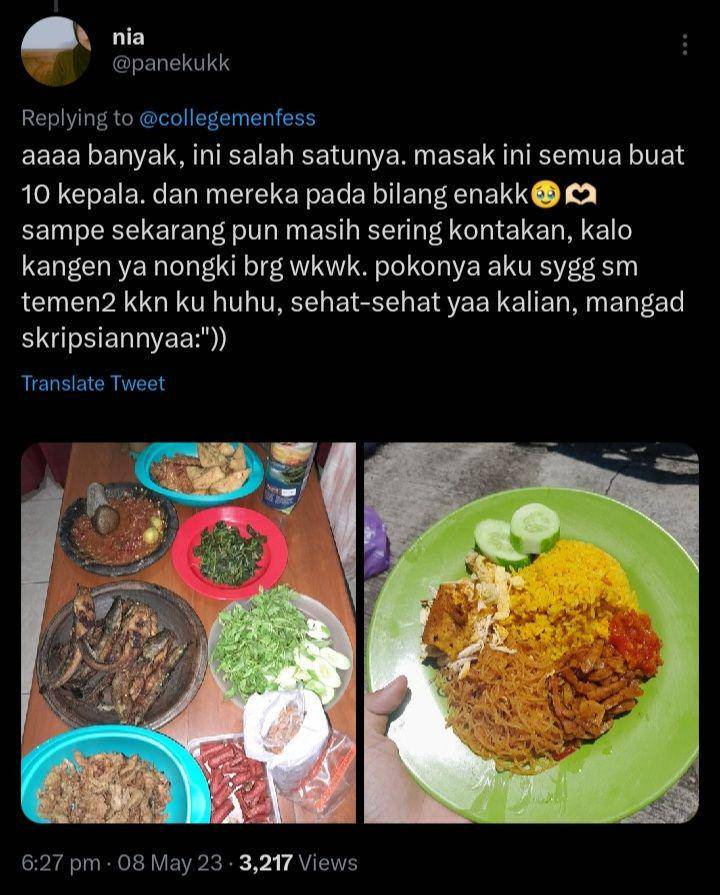 momen berkesan saat kkn (twitter.com/ @panekuk)