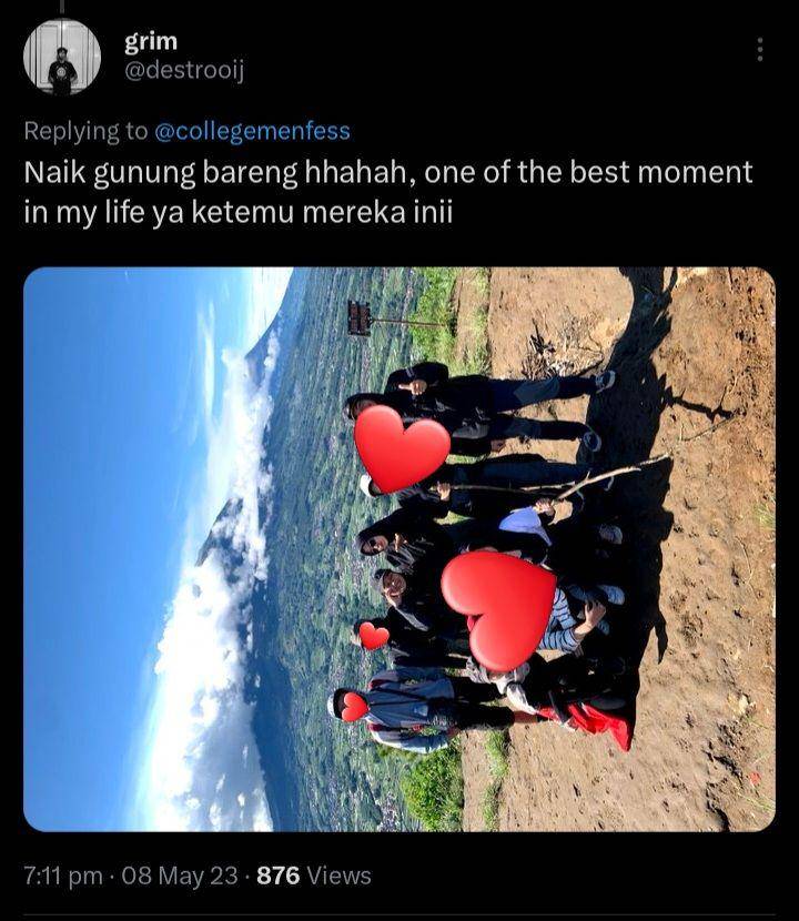 momen berkesan saat kkn (twitter.com/ @destrooij)
