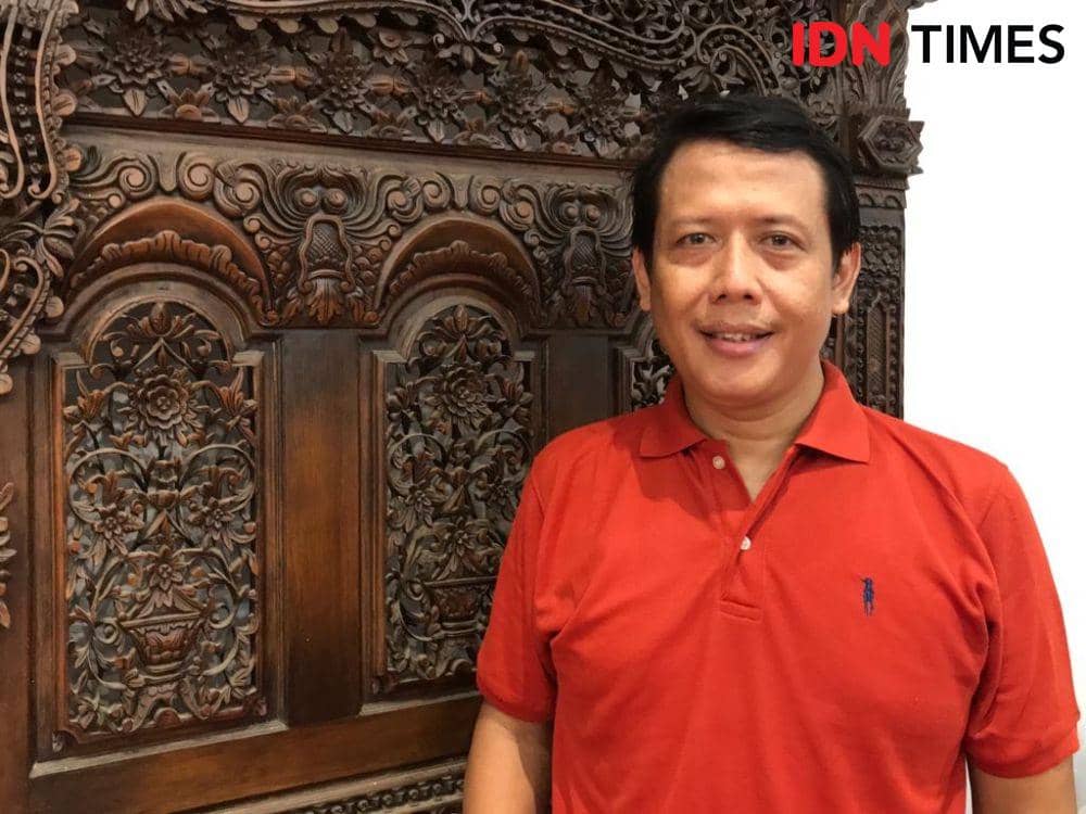Pemilik UMKM The Scraft Semarang, Madya Pramuardi saat di Semarang (IDN Times/Dhana Kencana)