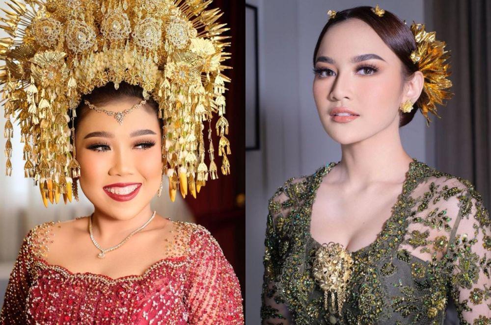 9 Pesona Artis dengan Polesan Makeup Bennu Sorumba di Hari Bahagia