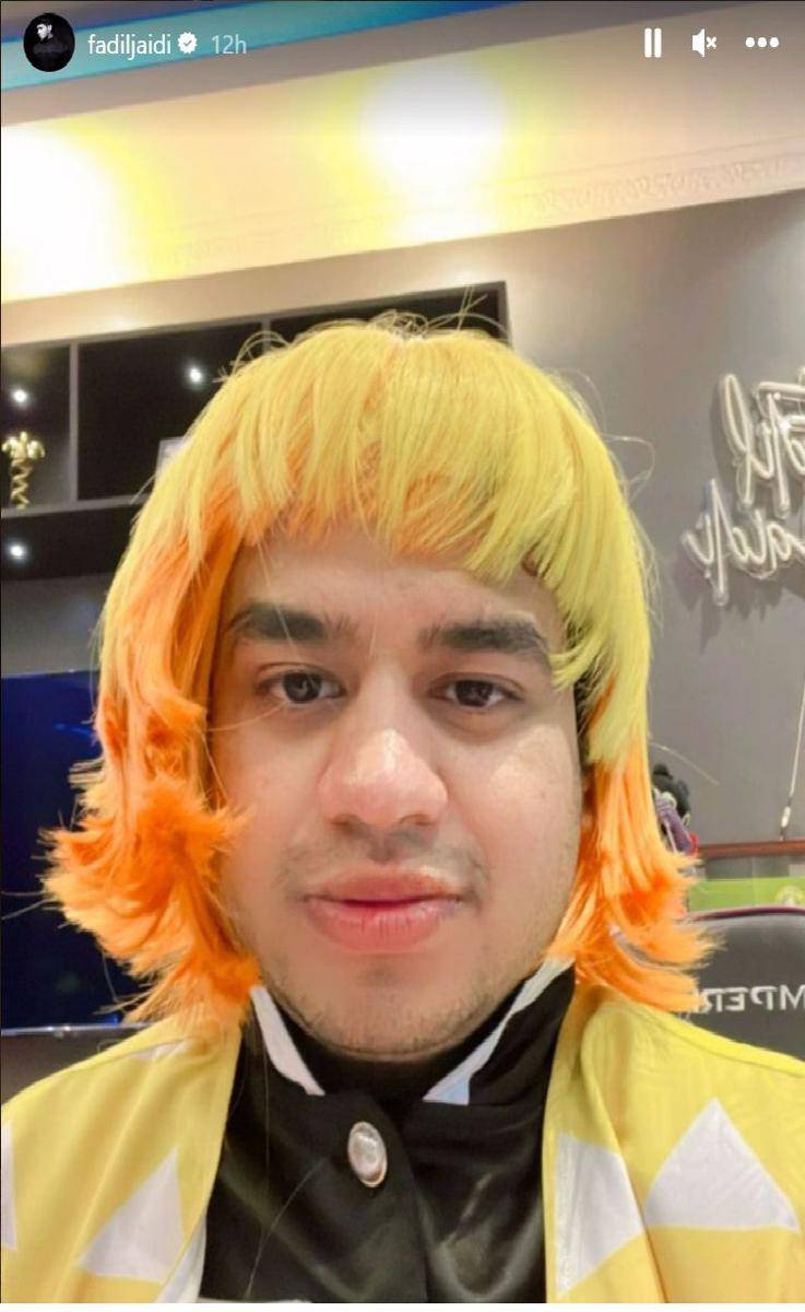 Fadil Jaidi osplay anime  (instagram.com/@fadiljaidi)