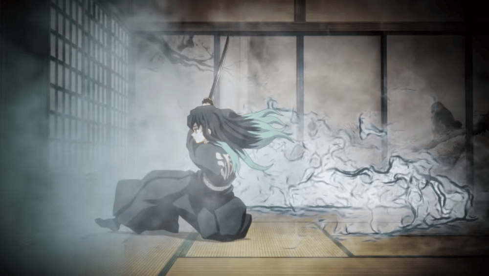 Teknik Pernapasan Kabut Muichiro (dok. Ufotable/ Kimetsu no Yaiba)