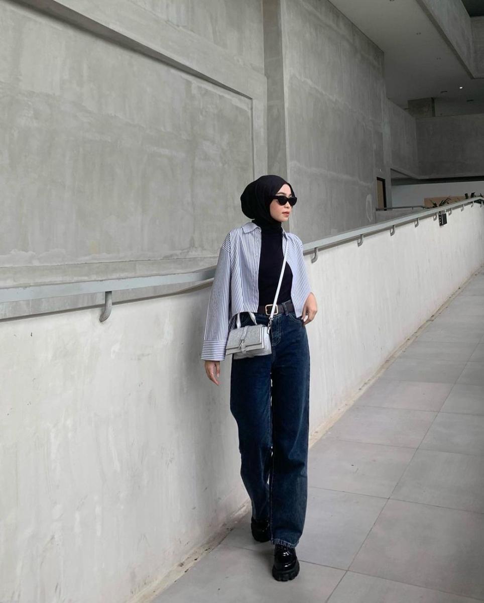 OOTD hijab yang cocok dipakai hangout (instagram.com/citraafh)