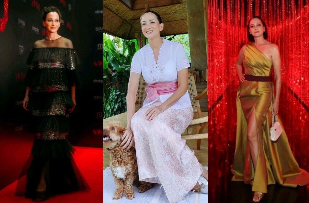 10 Koleksi Kebaya dan Gaun Glamor Karina Suwandi, Berkelas Abis!