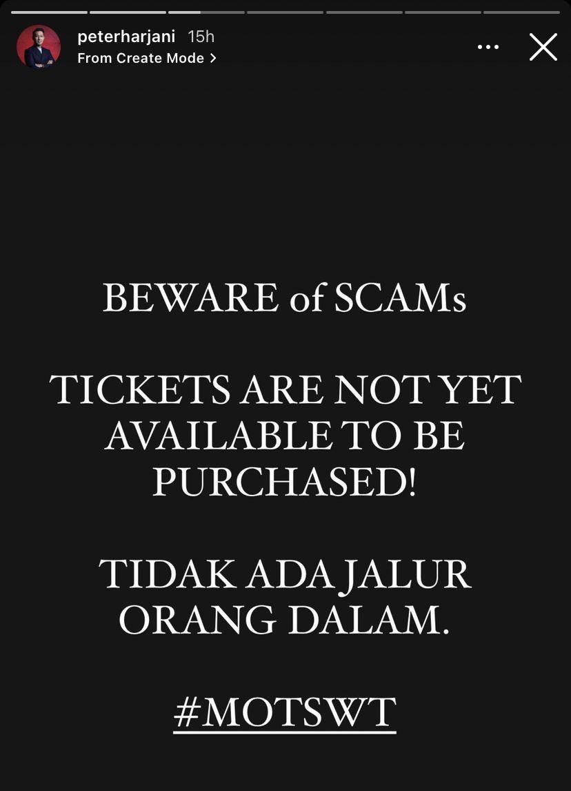 konser Coldplay di Indonesia (instagram.com/peterharjani)