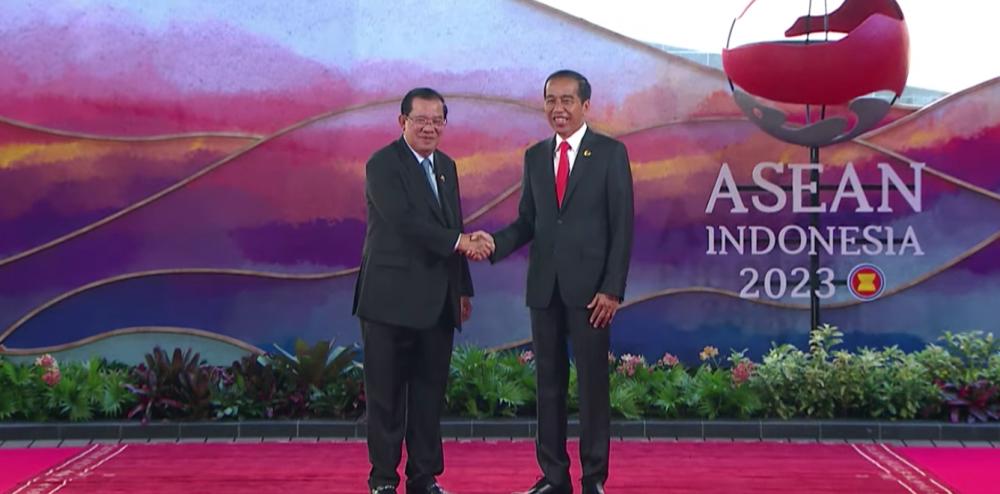 Presiden RI Joko Widodo dan PM Kamboja Hun Sen. (dok. Youtube Setpres RI)
