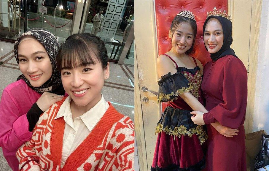 9 Potret Akrab Melody Laksani dan Haruka, Kompak Bersahabat!