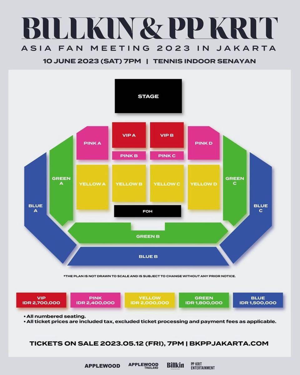 fan meeting Billkin dan PP Krit di Jakara (instagram.com/applewood_official)