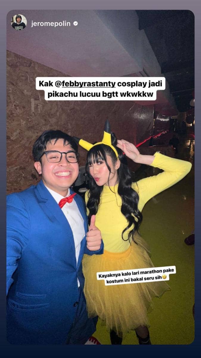 potret Febby Rastanty cosplay jadi Pikachu (instagram.com/febbyrastanty)