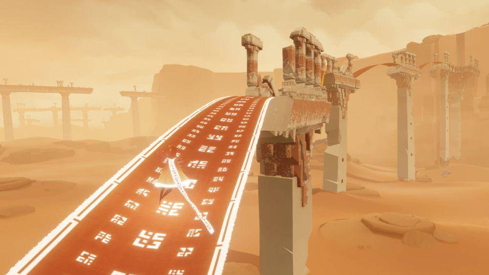 gameplay dari game Journey (2012) (dok. thatgamecompany/Journey)