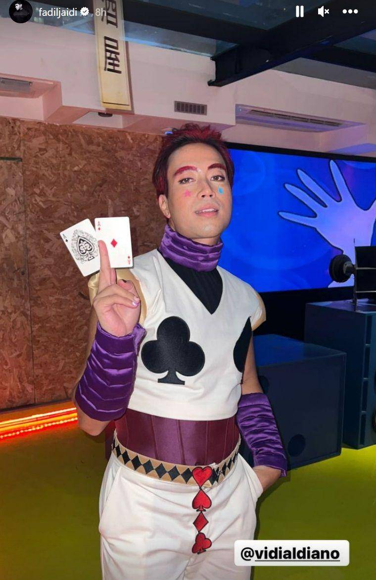 Vidi Aldiano cosplay anime  (instagram.com/@fadiljaidi)