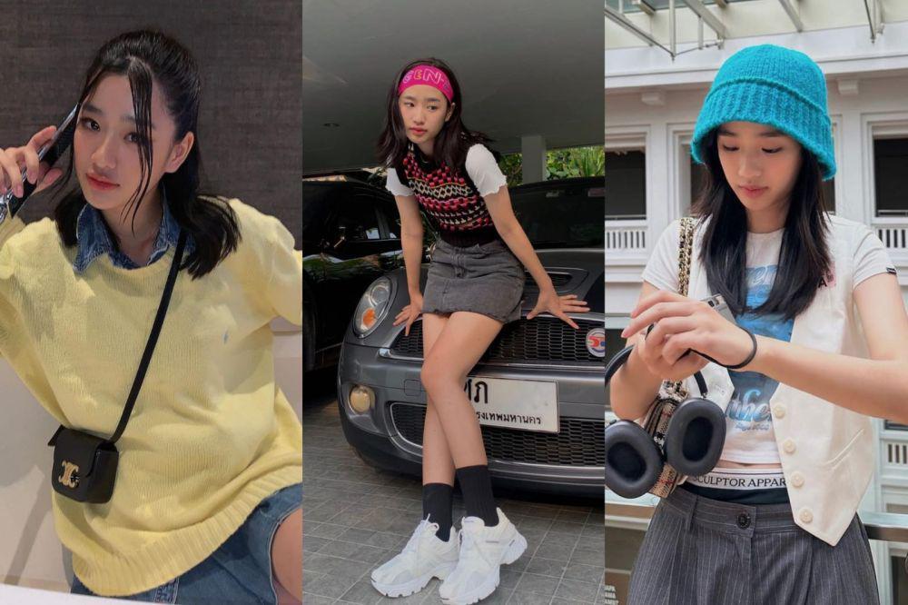 9 Inspirasi Layering Outfit ala Tu Tontawan, Trendi dan Youthful!