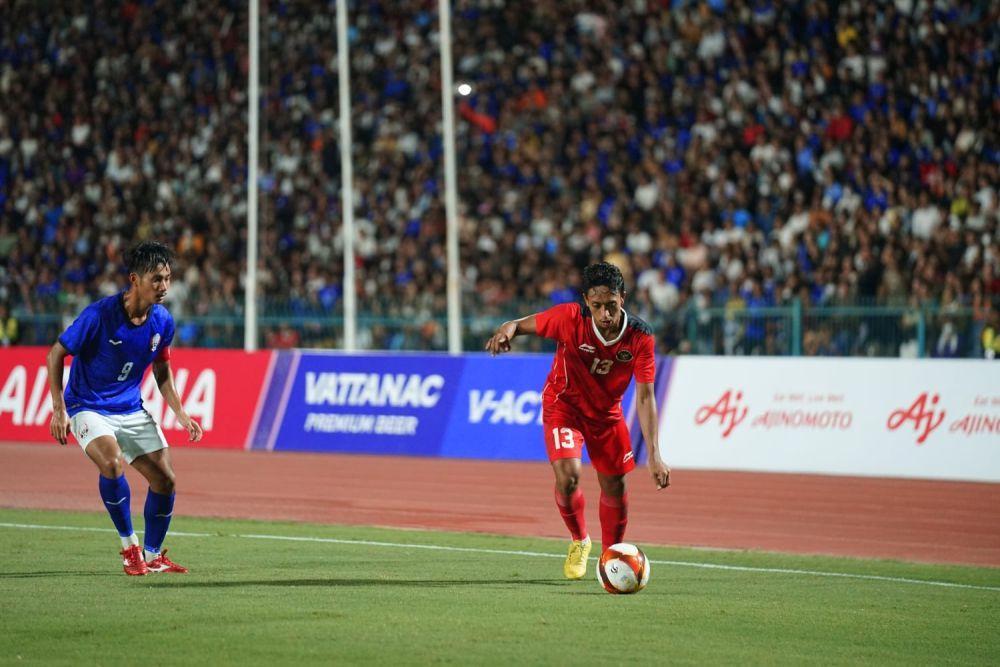 Timnas U-22 lawan Kamboja di SEA Games 2023. (Dok. PSSI)
